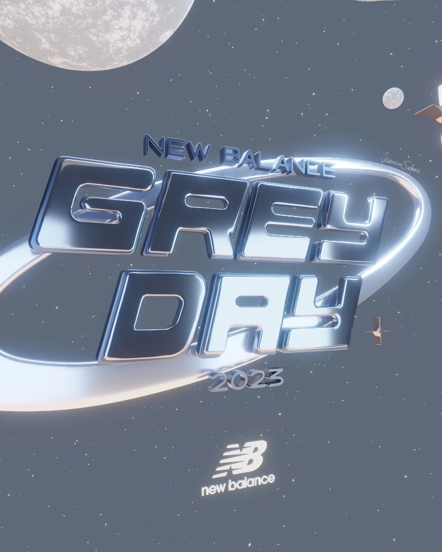 New Balance Grey Day 3D Animation — Jasmin Sehra
